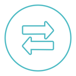 two arrows going different directions, symbolizing multi-functional roles