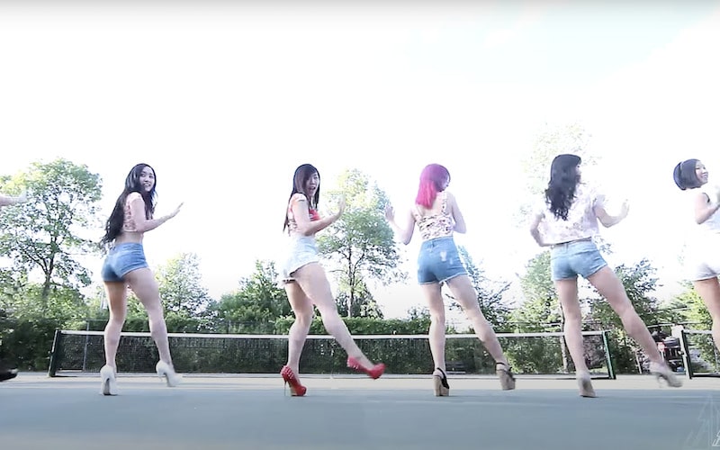 kpop dance cover to SISTAR's Shake It in ottawa, canada